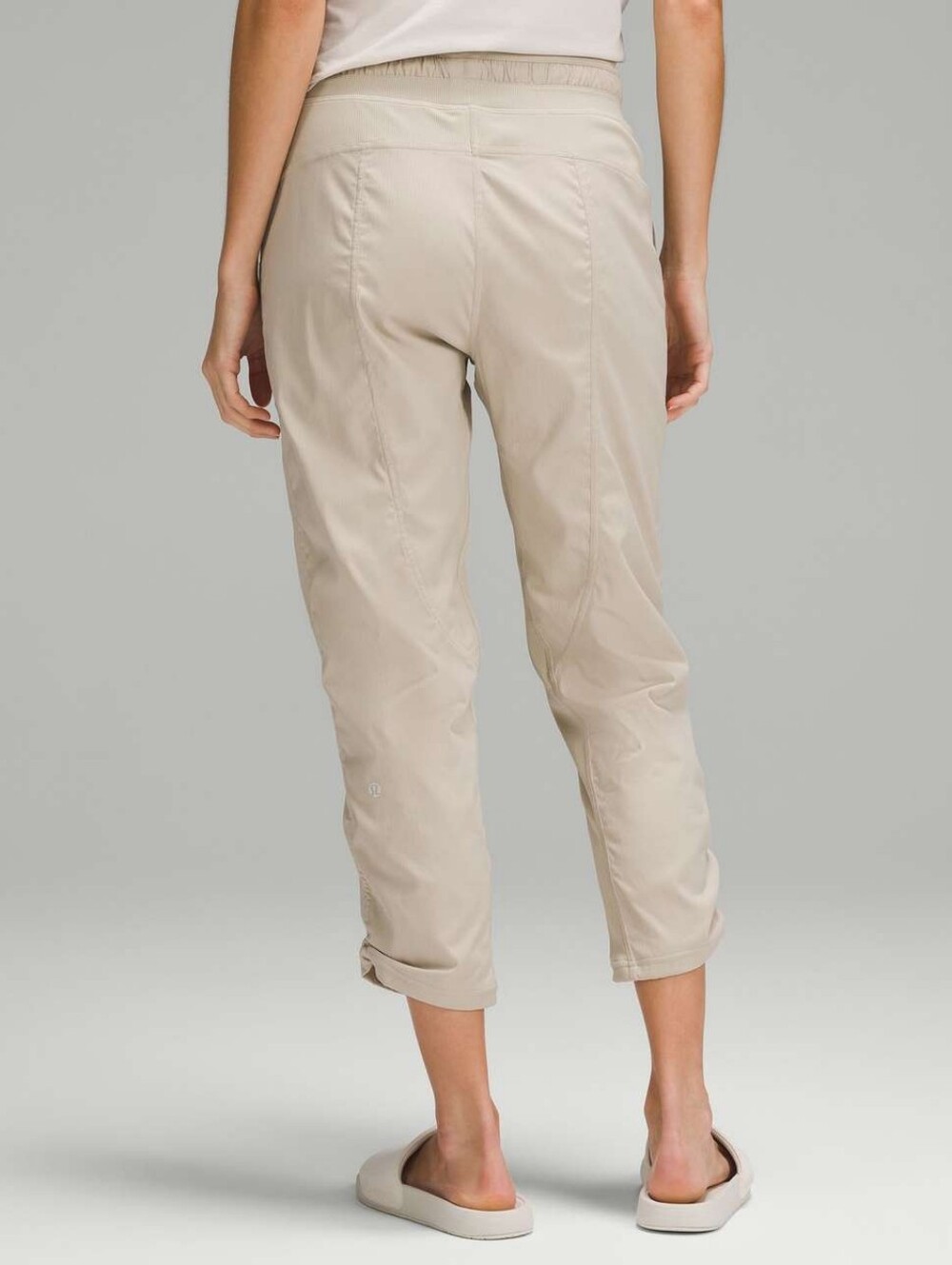 Lululemon Dance Studio Mid-Rise Cropped Lined Pant Mojave Tan